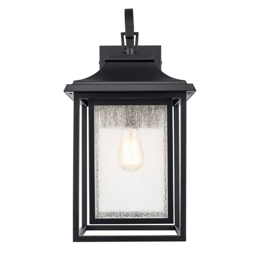 Trans Globe Imports - 51691 BK - One Light Outdoor Wall Lantern - Bosque - Black