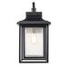 Trans Globe Imports - 51691 BK - One Light Outdoor Wall Lantern - Bosque - Black