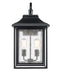 Trans Globe Imports - 51692 BK - Two Light Outdoor Wall Lantern - Bosque - Black