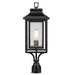 Trans Globe Imports - 51693 BK - One Light Outdoor Post Mount - Bosque - Black