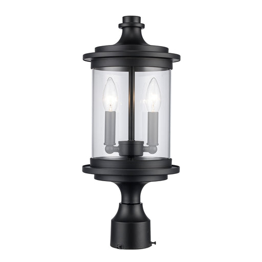 Trans Globe Imports - 51703 BK - Two Light Outdoor Post Mount - PathLume - Black