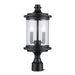 Trans Globe Imports - 51703 BK - Two Light Outdoor Post Mount - PathLume - Black