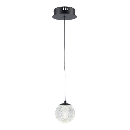 Trans Globe Imports - MDN-1632 BK - LED Pendant - Sunburst - Black