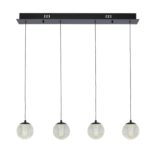 Trans Globe Imports - MDN-1634 BK - LED Linear Pendant - Sunburst - Black