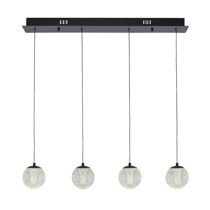 Trans Globe Imports - MDN-1634 BK - LED Linear Pendant - Sunburst - Black