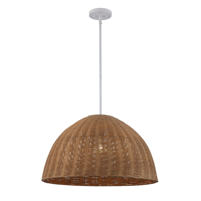 Trans Globe Imports - PND-2246 WH - One Light Pendant - Harmony - White