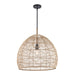 Trans Globe Imports - PND-2249 BK - One Light Pendant - Reef - Black