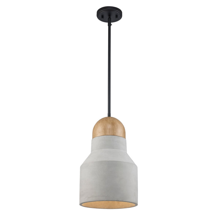 Trans Globe Imports - PND-2265 BK - One Light Pendant - UrbanConcrete - Black