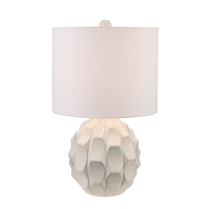 Trans Globe Imports - RTL-9168 WH - One Light Table Lamp - Halloway - White