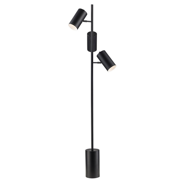 Trans Globe Imports - RTL-9173 BK - Three Light Floor Lamp - Ethel - Black