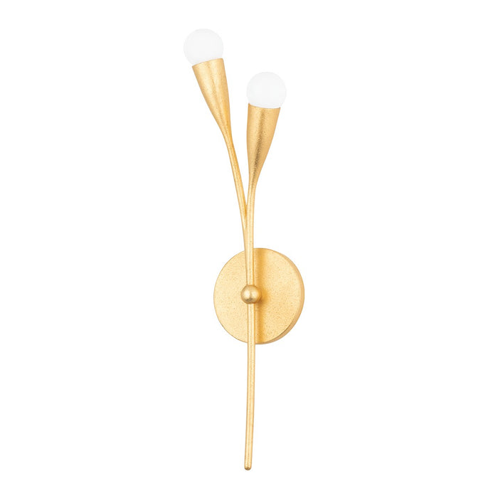 Mitzi - H689102-GL - Two Light Wall Sconce - Elsa - Gold Leaf