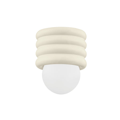 Mitzi - H691501-AGB/CAI - One Light Flush Mount - Bibi - Aged Brass/Ceramic Antique Ivory