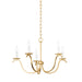 Mitzi - H809805-GL - Five Light Chandelier - Jaclin - Gold Leaf