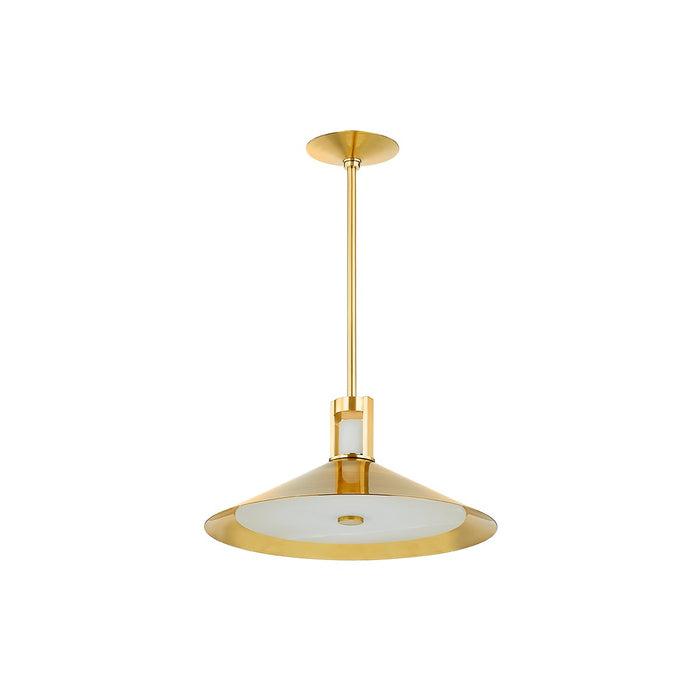 Hudson Valley - 3020-AGB - LED Pendant - Clermont - Aged Brass