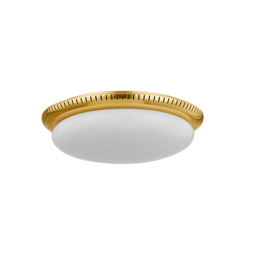 Hudson Valley - 3114-AGB - LED Flush Mount - North Castle - Aged Brass