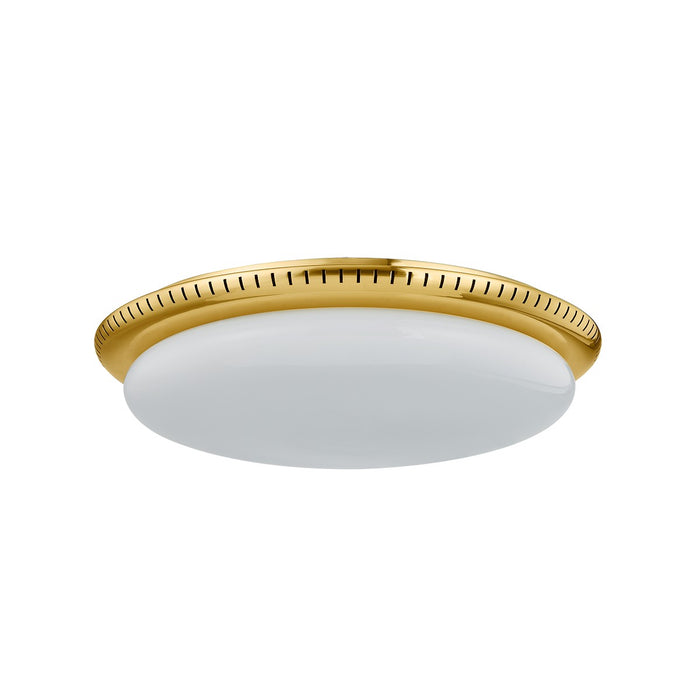 Hudson Valley - 3118-AGB - LED Flush Mount - North Castle - Aged Brass