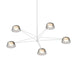 Sonneman - 2035.17K - Five Light Pendant - Warm Gray