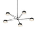 Sonneman - 2035.25 - Five Light Pendant - Satin Black