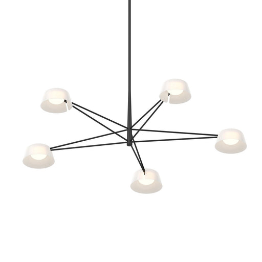 Sonneman - 2035.25W - Five Light Pendant - Satin Black