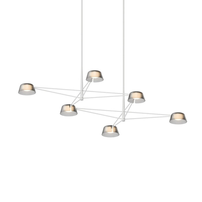 Sonneman - 2036.17K - Six Light Pendant - Warm Gray