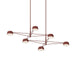 Sonneman - 2036.73 - Six Light Pendant - Oxide Red