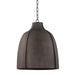 Troy Lighting - F3720-BKG - One Light Pendant - Flint - Blackened Graphite