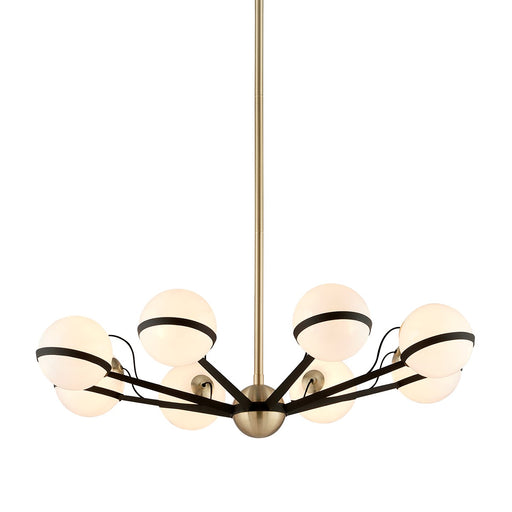 Troy Lighting - F5304-TBZ/BBA - Eight Light Chandelier - Ace - Textured Bronze Brushed Brass