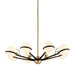 Troy Lighting - F5304-TBZ/BBA - Eight Light Chandelier - Ace - Textured Bronze Brushed Brass