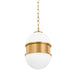 Corbett Lighting - 272-41-VB - One Light Pendant - Broomley - Vintage Brass