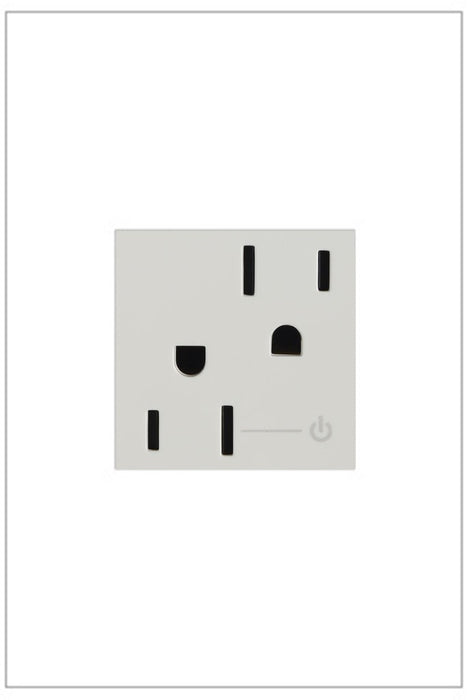 Legrand - ARCH152W10 - Half Controlled Outlet - Adorne - White