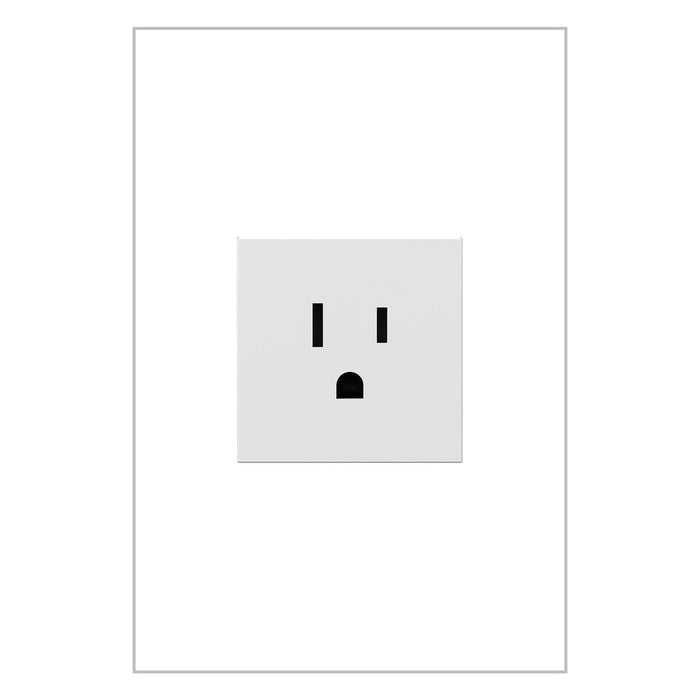 Legrand - ARTR151W10 - Single Tamper-Resistant Outlet - White