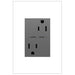 Legrand - ARTRUSB15PD30M4 - Ultra-Fast Plus Power Delivery USB Type-C/C Outlet - Adorne - Magnesium