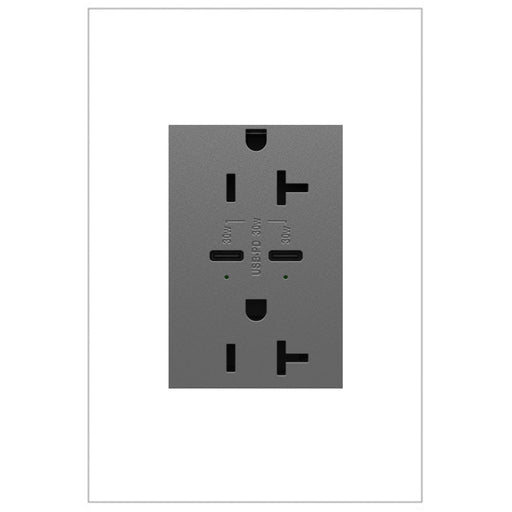 Adorne Ultra-Fast Plus Power Delivery USB Type-C/C Outlet