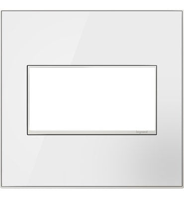 Legrand - AWM2GMWW4 - Gang Wall Plate - Adorne - White