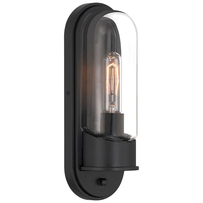 Access - 20320MG-BL/CLR - One Light Outdoor Wall Mount - Magnolia - Black