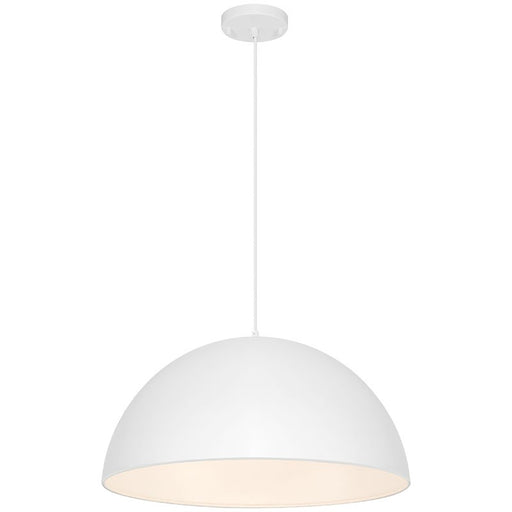 Access - 23768-MWH - One Light Pendant - Huck - Matte White