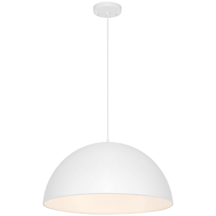 Access - 23768-MWH - One Light Pendant - Huck - Matte White