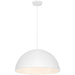 Access - 23768-MWH - One Light Pendant - Huck - Matte White