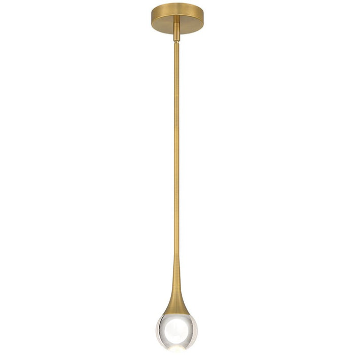 Access - 62115LEDDCS-ABB/CRY - LED Pendant - Georgia - Antique Brushed Brass