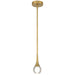 Access - 62115LEDDCS-ABB/CRY - LED Pendant - Georgia - Antique Brushed Brass