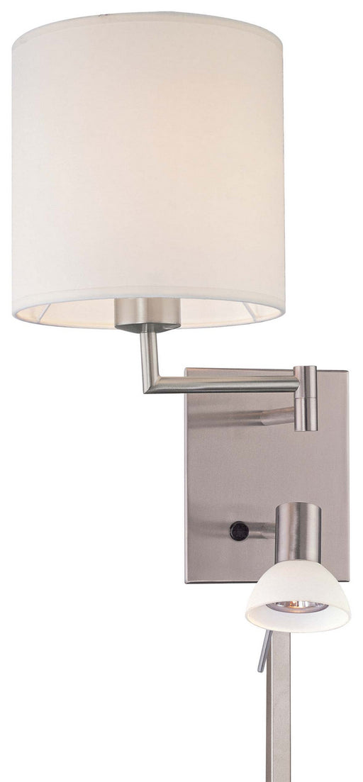 George Kovacs - P1050-084 - LED Swing Arm Wall Lamp - George'S Reading Room - Brushed Nickel