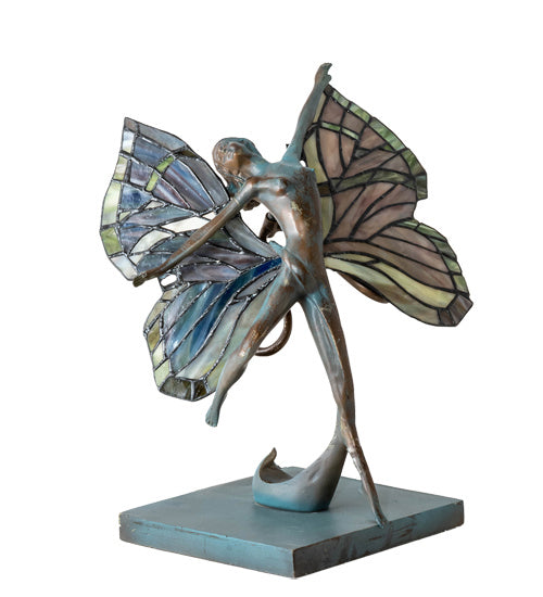 Meyda Tiffany - 51816 - Two Light Accent Lamp - Butterfly Lady - Green