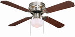 Canarm - CF42NEP4BN - 42"Ceiling Fan - Neptune - Brushed Nickel