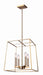 Canarm - ICH1034A04GD14 - Four Light Chandelier - Coco - Gold