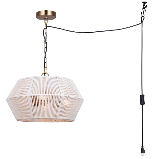 Ikaria Four Light Chandelier Gold