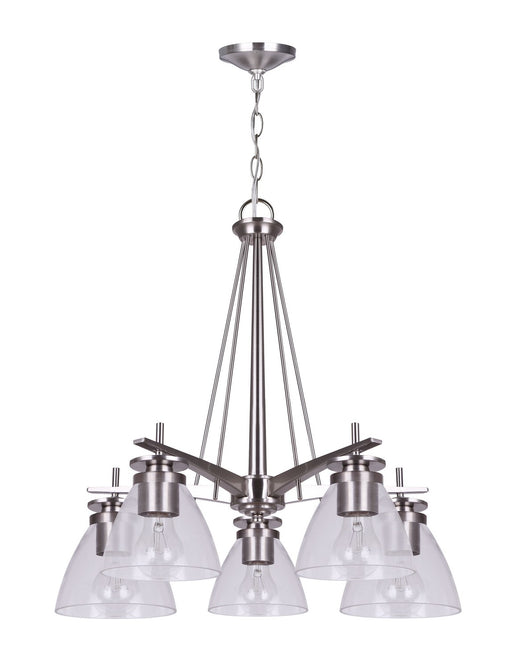Canarm - ICH256A05BN-RG - Five Light Chandelier - Canarm - Brushed Nickel