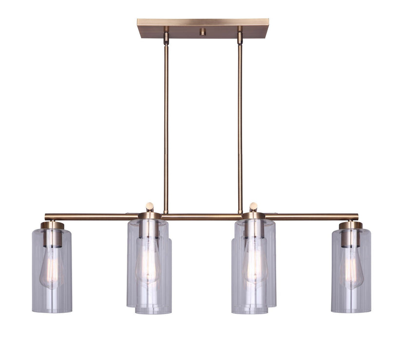 Canarm - ICH671B06GD - Six Light Chandelier - Jett - Gold