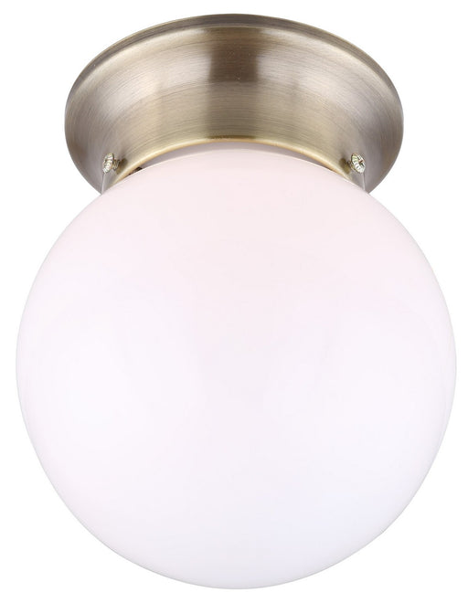 Canarm - ICL901 - One Light Flush Mount - Ceiling - Antique Brass