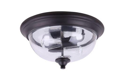 Ifm587A14Orb-Rg Two Light Flush Mount Oil Rubbed Bronze