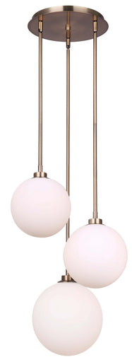 Simone Three Light Pendant Gold